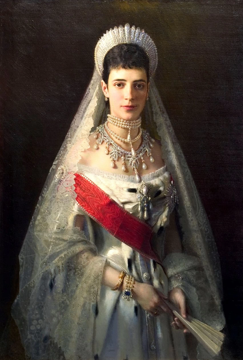 Ivan Kramskoy - Ritratto dell'Imperatrice Maria Feodorovna, Principessa Dagmar di Danimarca